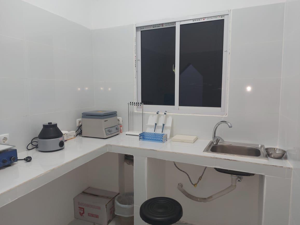 Laboratório da clínica
